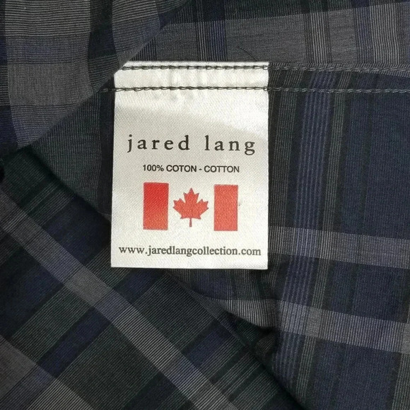 Jared Lang Men;s Black Plaid XL Long Sleeve Shirt - Picture 7 of 7